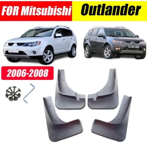 Mud flaps For Mitsubishi Outlander 2006-2008 Mudguards Fender Outlander Mud flap splash Guard Fenders car accessories Front Rear