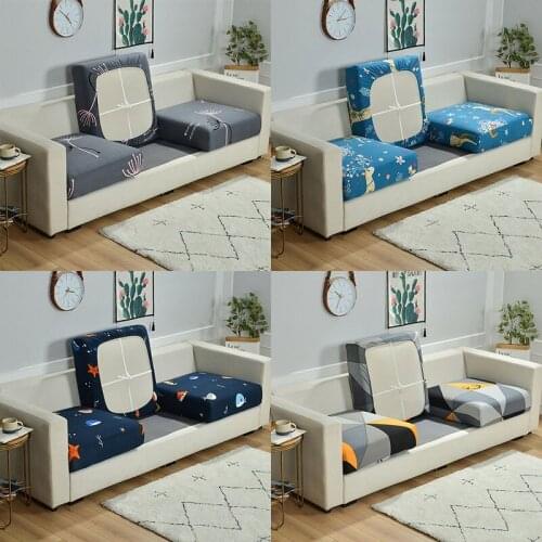 Sofa Seat Cushion Cover Chair Cover Pets Kids Furniture Protecto Stretch Washable Removable Slipcover 1/2/3/4 Seat