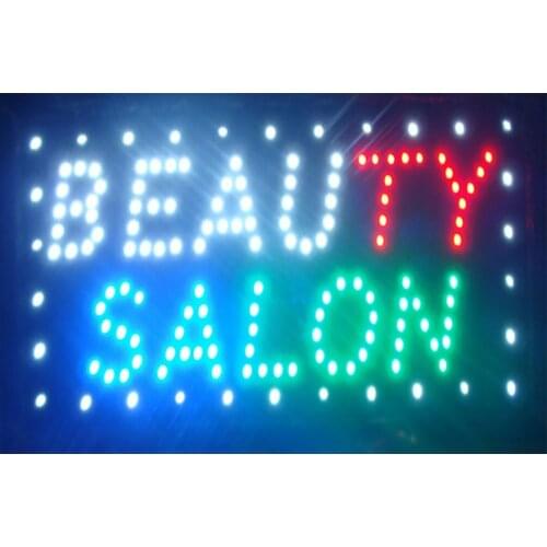 CHENXI Ultra bright led beauty salon sign billboard led neon light animated electronic animated led sign 10*19 inch indoor