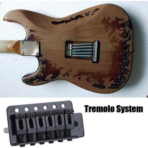 Electric Guitar Single Rock Bridge Electric Guitar Tremolo Bridge Pull String Board String Bridge Concave String Code Tremolo