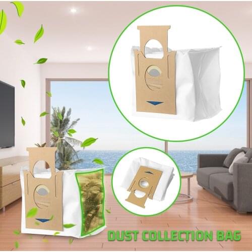 For ECOVACS DEEBOT OZMO T8 T8 AIVI Robot Vacuum Cleaner High Capacity Leakproof Dust Bag Replacement Accessories Parts Kits#dg4
