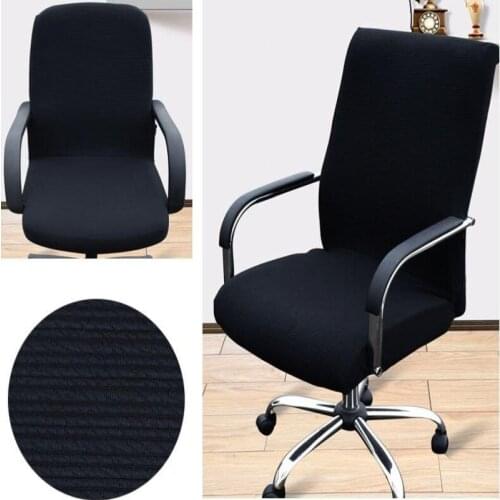Elastic Computer Chair Cover Living Room Without Armrest Office Stretch Tight Wrap Seat Case Home Decor