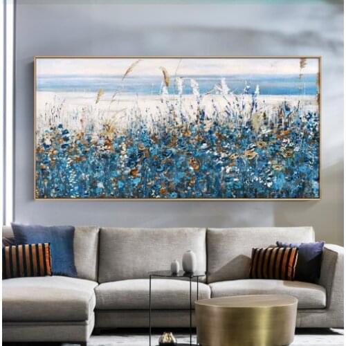 100% Handpainted Oil Painting On Canvas New Flower Oil Painting Wall Art Picture Home Decoration For Living Room Aesthetic salon