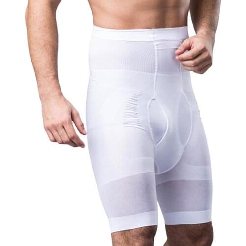 Men Body Shaper Waist Trainer Slimming High Wasit Control Panties Male Modeling Shapewear Compression & Breathable Underwear