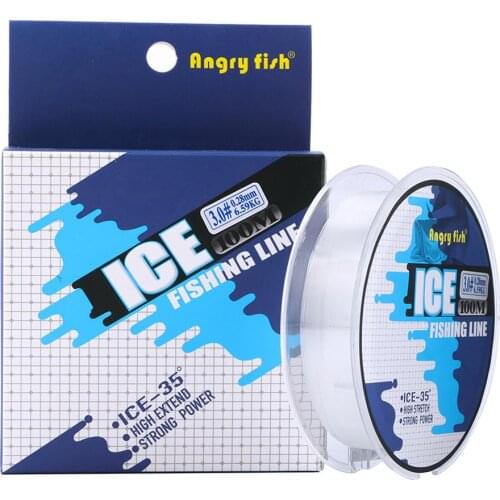 Ice Fishing Line Monofilament Nylon Carp Fishing Lines On For Winter Outdoor Sports Fishing Thread Super Strong Fly Fishing Line