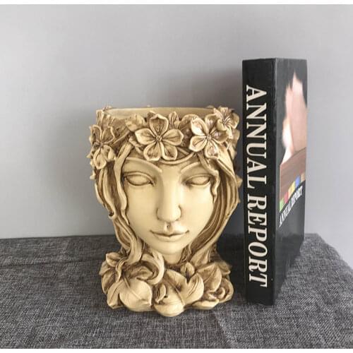 Mini Creative Nordic Style Resin Flower Vase Decoration Home Decorative Vases For Flowers Pot Small Vintage Table Vase