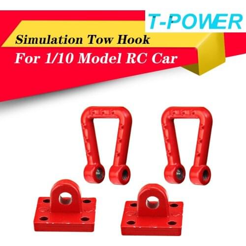 New Arrival T-Power Hook Decoration For 1:10 RC Rock Crawler Traxxas Trx-4 Axial Scx10 90046 Wraith D90 Tf2 Tamiya Cc01