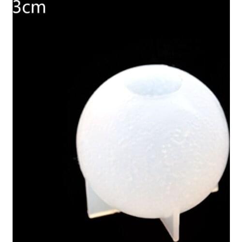 Planet Moon Sky Sphere Cosmic Ball Resin Pendant Mold Silicone Epoxy Resin Molds W0YA