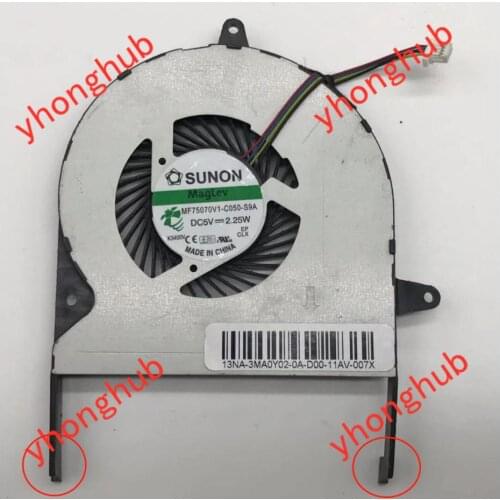 SUNON MF75070V1-C050-S9A UX52 UX52A UX52VS Server Laptop Cooling Fan DC 5V