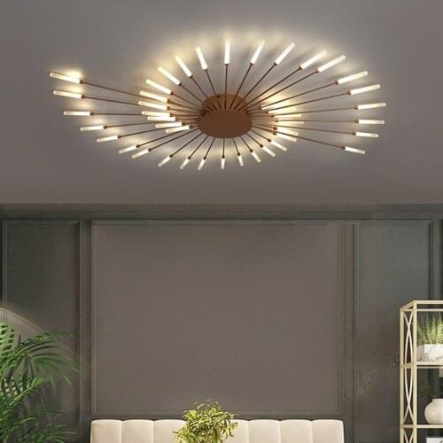 Firework Led Chandelier Ceiling Chandelier Lighting for Living Room Bedroom Design Ceiling Light Home Decor Indoor Light Fixture
