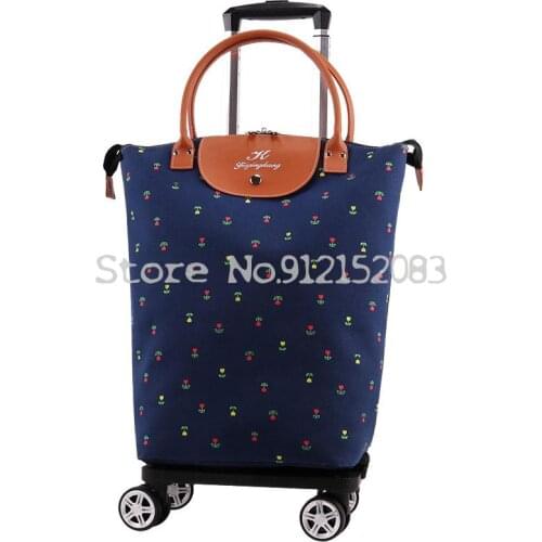 Grocery Shopping Cart Trolley, Portable, Compact, Grocery Shopping Cart, Drag Cart, Lightweight Trolley Cart, Detachable And Fol