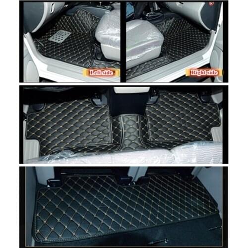 High quality rugs! Special car floor mats for Mitsubishi Pajero Sport 7 seats 2020-2016 waterproof carpets for Pajero Sport 2019