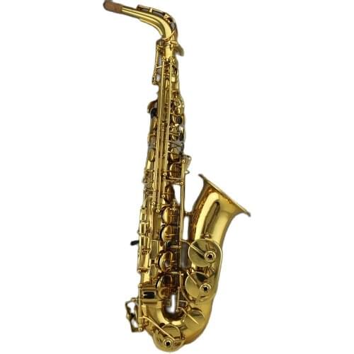 High grade Gold lacquer Tone Eb Alto Saxophone