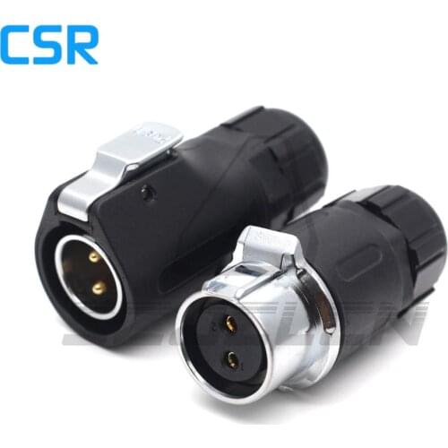 XHP20 , 2 Pin Waterproof connector Aviation Wire Connector Male Female Docking connector Plug & Socket