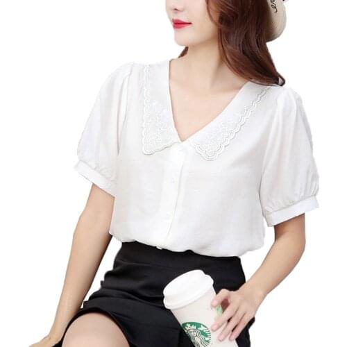 YOMING Short Sleeve Blouses