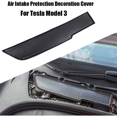 Air Intake Protection Decoration Cover Flow Vent Grille For Tesla Model 3 19-20