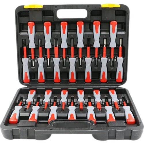 26pcs Car Terminal Pin Crimp Terminal Release Puller Car Wire Removal Tool Repair Tool Automotive Wire Terminal Pin Removal Tool