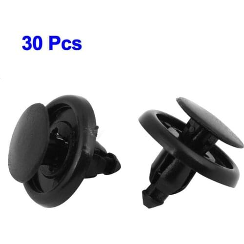 30pcs Plastic Rivets Fasteners Exterior Styling For Car Auto Fender High Quality