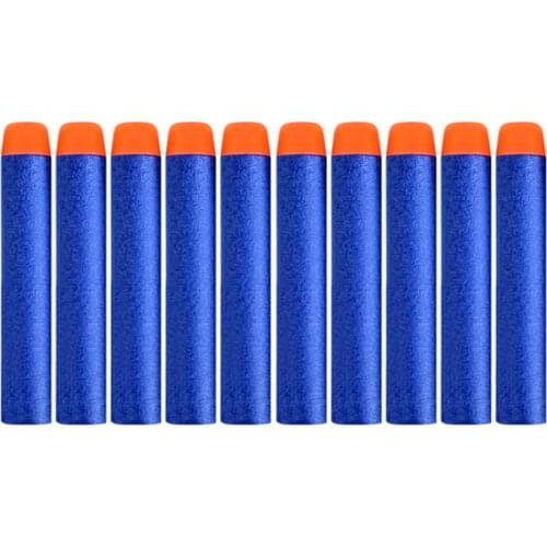 50Pcs For Nerfs Soft Children Toy Gun Bullets Round Head Air Hole Foam Darts Bullet 7.2cm for Guns Accessories