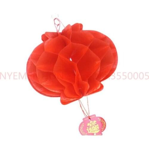 500pcs New Year Christmas Decoration Waterproof Red Chinese Paper Lanterns For Outdoor Hanging Festival Lantern