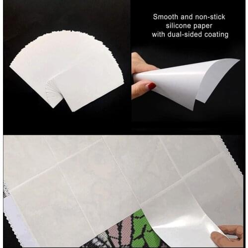 A6 105*148mm 5D DIY Diamond Painting Accessories Tool Release Paper Double-Sided Non-Stick Painting Cover Replacement Anti-Dirt
