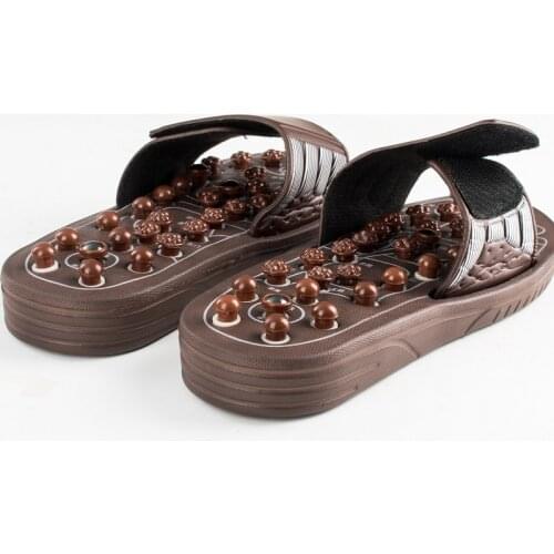 Acupoint Massage Slippers Sandal Acupressure Therapy Medical Rotating Massager Shoes For legs Activating Reflexology Feet Care