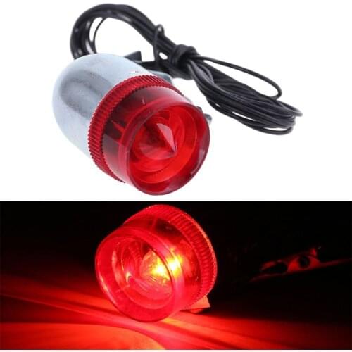 Aluminum Vintage Classic Bicycle LED Rear Tail Light Steel City Road Bike Retro
