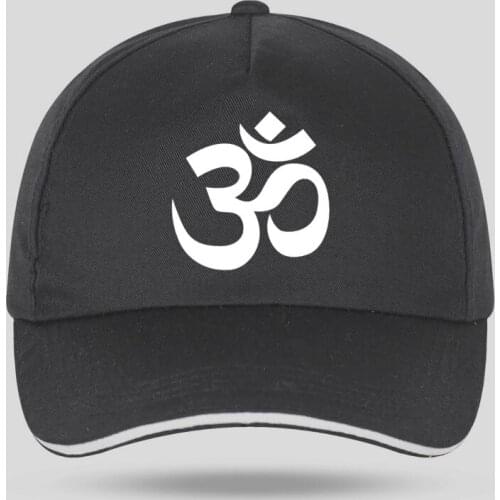 New Men Women Fashion OM AUM SYMBOL YOGA Baseball Caps for Hip Hop Cotton Velcro Trucker Cap Bone Dad Hats