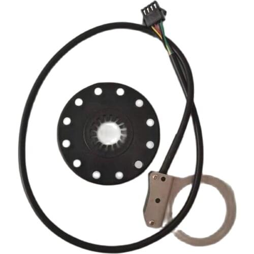 Electric Bicycle Pedal Assist Sensor E-bike Double Hall 12 Magnet Left Side PAS System DIY eBike Modified Parts
