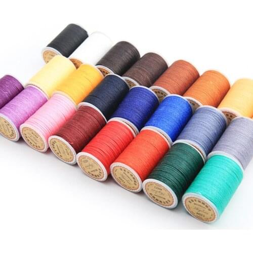 Long Sewing Stitching Thread Colorful Leather Waxed Thread-Practical for LeatherCraft DIY Bookbinding Shoe Repairing Projects