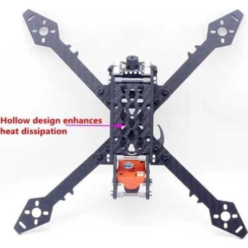 Mini Freestyle 248mm FPV Drone Frame Kit Quad Rack w/ 4mm Arm for Drone Part