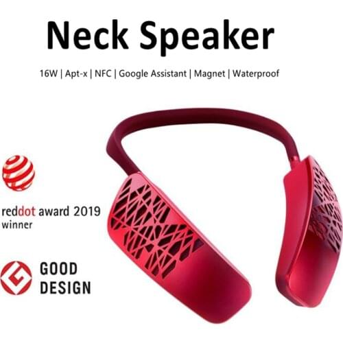 Music Box Wearable Speaker Aptx Neck Nfc Type C Personal Theater Speakers Soundbar Mini Portable Hifi Stereo Google Assistant
