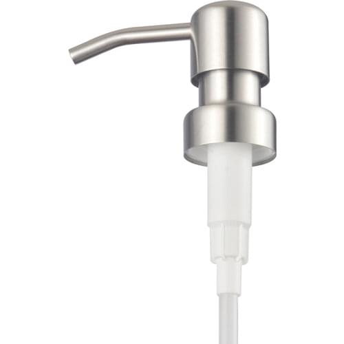 1pc Liquid Lotion Dispenser Head Replacement Stainless Steel Bathroom Soap Shampoo Shower Gel Pump Jar Tube Bathroom Replacement