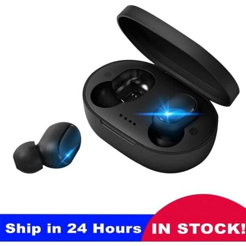 E6S tws fone Bluetooth Earphones Wireless Headphones Noise Cancelling sport Headsets With Mic Handsfree Earbuds For Xiaomi Redmi