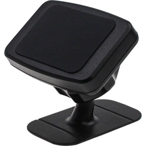 Universal Phone Holder Interior 360 Degree Rotation Easy Install Accessories Dashboard Mount Stable Magnetic Car Cradle Black
