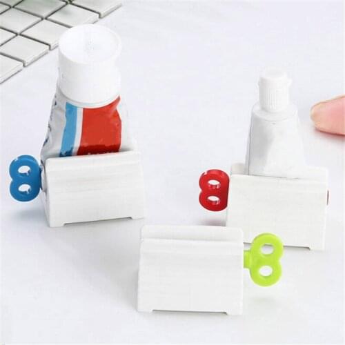 Toothpaste Rolling Tube Toothpaste Squeezer Stand Holder Bathroom Accessories