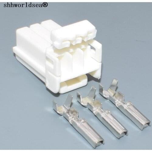 Worldgolden 3pin 1.8mm auto female housing plug wire harness cable connector 174921-1