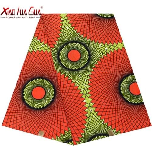 Xiaohuagua 2021 Cotton Original Real Wax Ankara Fabric African Print Fabric Tissue For Wedding Dress African Fabric Wax Fabric