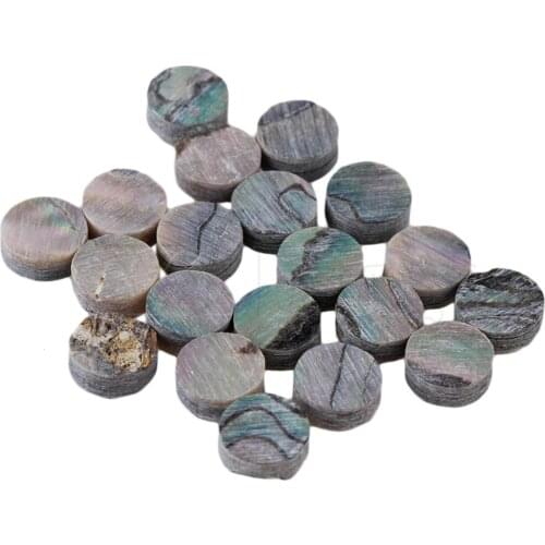 Yibuy Multicolor Abalone Inlay 20 pieces Guitar Dots 5mm