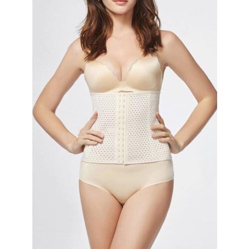 Body Shape Women Breathable Waist Shape Rubber Waist Trainer Cincher Underbust Shapers Corset Model Tape