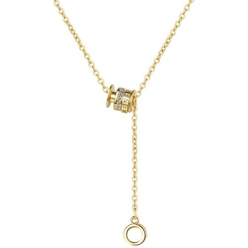 Long Tassel Dainty Waist Gold Plated Cubic Zirconia Chian Necklace For Women Girls Aesthetic Fashion Jewelry Gifts