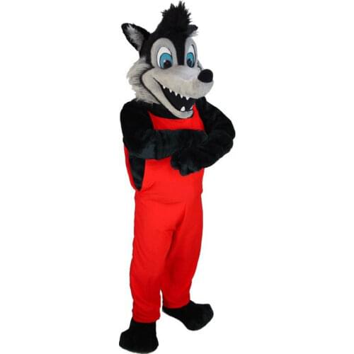 2021 Furry Wolf Mascot Costume Cosplay Fursuit Kids Birthday Party Dress Up Performance Outfit Adult Size New Halloween