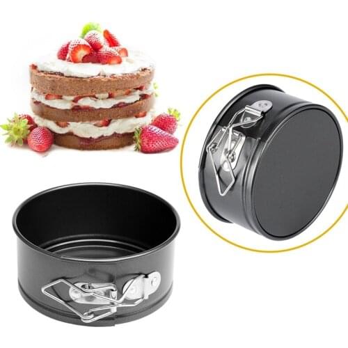 4-Inch Mini Springform Pan Set - 4 Piece Small Nonstick Cheesecake Pan For Mini Cheesecakes, Pizzas and Quiches