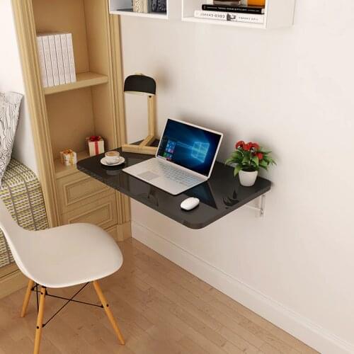 80*50CM Multipurpose Wall-mount Laptop desk Folding Study Desk Wall Hanging Dining Table