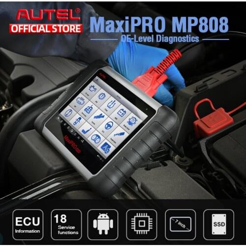 Autel MaxiPro MP808 Diagnostic Tool PK DS808 DS708 Maxisys MS906 Automotive Scanner Reset Service Key Coding OBD OBD2 Scanner