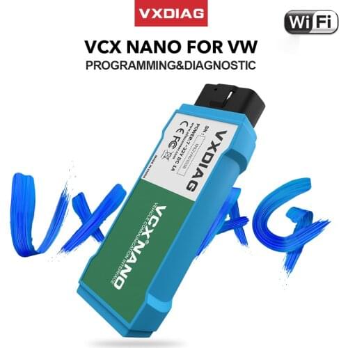 VXDIAG Car Diagnostic Tool For VW OBD2 Code Scanner WIFI Fault diagnosis auto Device Online programming VCX NANO For AUDI