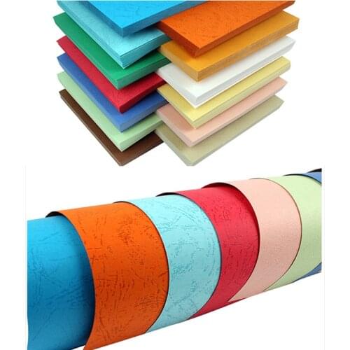 A4 Embossing Papier 230g Cover Paper Craft Handmade Colorful Card Paper Cardstock DIY Origami Color Cardboard