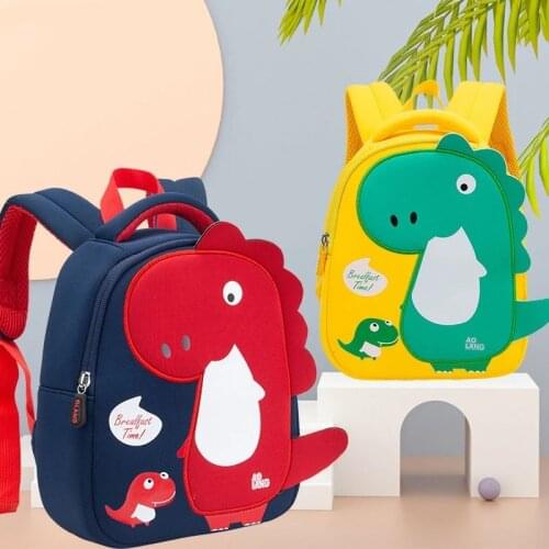 POOLOOS New Children School Bags 3D Dinosaur Cartoon Kids Bag Cute Toddler School Boys Backpack Kindergarten Mochila Infantil