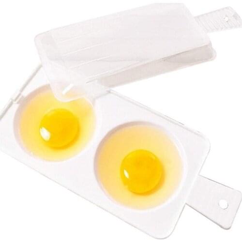 Suitable For Microwave Oven Steamed Egg Mold, Creative Kitchen DIY Mold Double Egg Mold