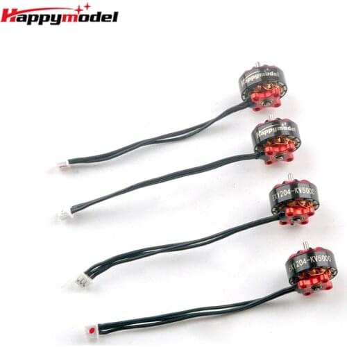 Happymodel EX1204 1204 5000KV 2-4S Brushless Motor CW&CCW w/ 60mm Wire & Connector for 3 Inch Micro RC Drone FPV Racing